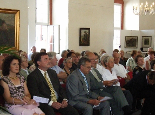 Gäste der Eröffnung der Lippmannausstellung im Kaisersaal im Schloss Lichtenberg Gäste der Eröffnung der Lippmannausstellung im Kaisersaal im Schloss Lichtenberg