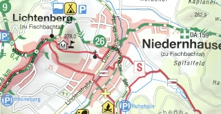 Beispiel-Ausschnitt aus der Freizeitkarte des Landkreises Darmstadt-Dieburg Beispiel-Ausschnitt aus der Freizeitkarte des Landkreises Darmstadt-Dieburg